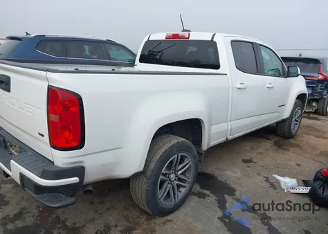 2021 Chevrolet Colorado 2Wd Long Box Wt z USA, uszkodzony, nr VIN 1GCGSBEN5M1258491